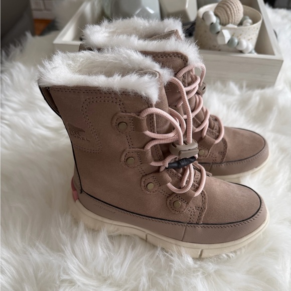 Sorel little kids Explorer Lace Wp size 12 - Picture 1 of 10